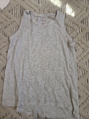 J. Crew Factory Heather Light Gray Sleeveless Tank